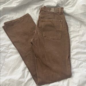 We The Free Chocolate Brown Pants
